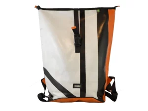 GEORGE XL big roll upcycled backpack rebago recycled upcycling bags 60 Rebago