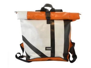 GEORGE XL big roll upcycled backpack rebago recycled upcycling bags 62 Rebago