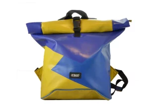 GEORGE XL big roll upcycled backpack rebago recycled upcycling bags 65 Rebago