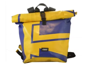 GEORGE XL big roll upcycled backpack rebago recycled upcycling bags 68 Rebago