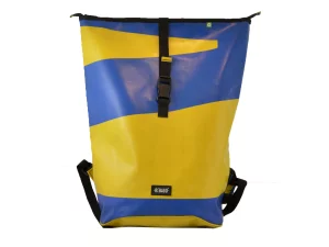 GEORGE XL big roll upcycled backpack rebago recycled upcycling bags 76 Rebago