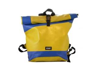 GEORGE XL big roll upcycled backpack rebago recycled upcycling bags 78 Rebago