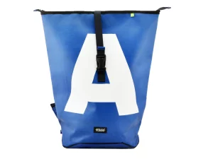 GEORGE XL big rolltop upcycled backpack recycled upcycling bags 111d Rebago