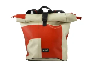 George M upcycled backpack recycled sustainable bags 60a Rebago