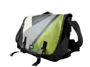 STANLEY recycled tarpaulin bag, truck cover sustainable messenger 18b Rebago