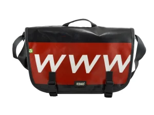 STANLEY recycled tarpaulin bag, truck cover sustainable messenger 22a Rebago