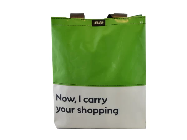 BASIC SHOPER bag upcycled backpack rebago recycled upcycling bags 30a Rebago
