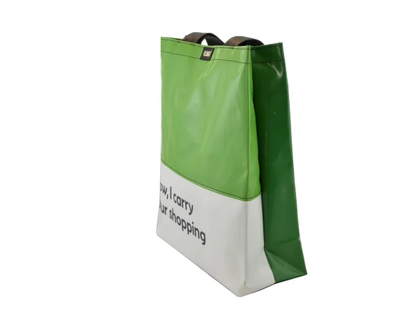 BASIC SHOPER bag upcycled backpack rebago recycled upcycling bags 30b Rebago