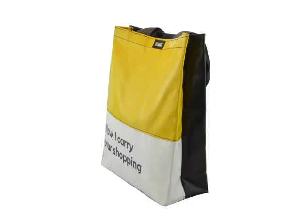 BASIC SHOPER bag upcycled backpack rebago recycled upcycling bags 34b Rebago