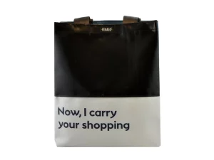 BASIC SHOPER bag upcycled backpack rebago recycled upcycling bags 35a Rebago
