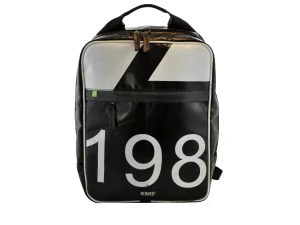 BOB upcycled backpack rebago recycled upcycling bags 66a Rebago
