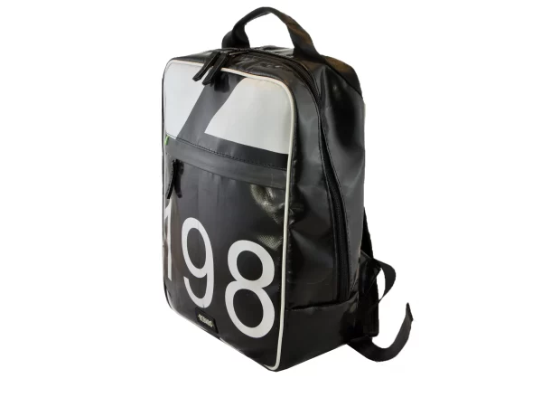 BOB upcycled backpack rebago recycled upcycling bags 66b Rebago