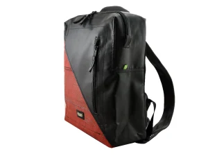 DAVID L sustainable backpack recycled wallets upcycling bags 61b Rebago