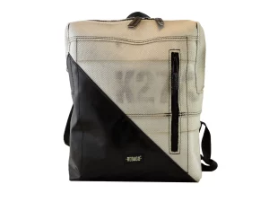 DAVID L upcycled backpack rebago recycled upcycling bags 20a Rebago