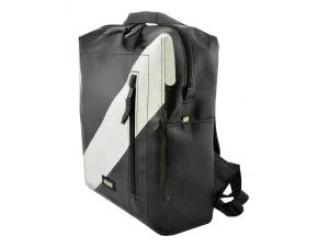 DAVID L upcycled backpack rebago recycled upcycling bags 60e Rebago