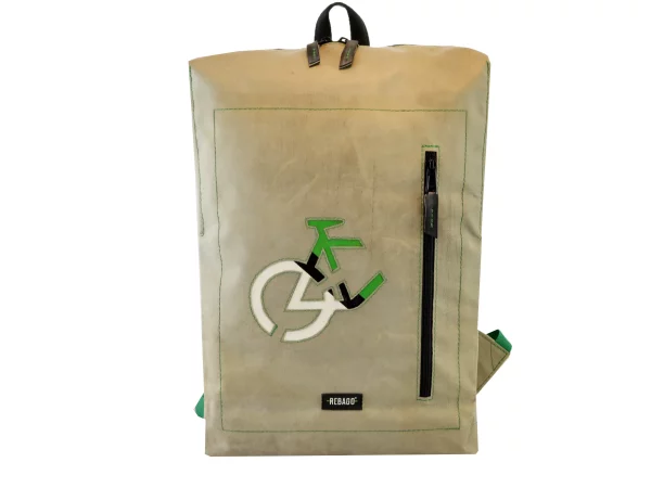DAVID XL upcycled backpack rebago recycled upcycling bags 86a Rebago