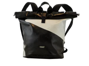 GEORGE XL big roll upcycled backpack rebago recycled upcycling bags 120a Rebago