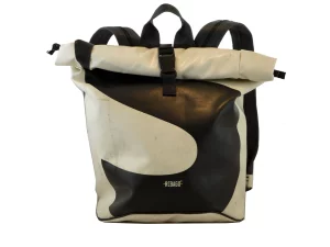 GEORGE XL big roll upcycled backpack rebago recycled upcycling bags 121a Rebago