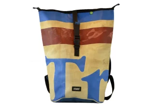 GEORGE XL big roll upcycled backpack rebago recycled upcycling bags 123a Rebago