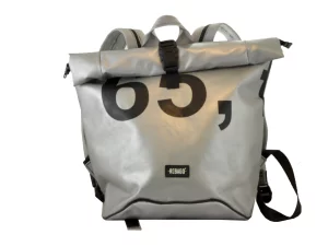 GEORGE XL big roll upcycled backpack rebago recycled upcycling bags 124c Rebago