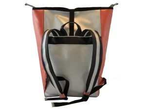 GEORGE XL big roll upcycled backpack rebago recycled upcycling bags 125b Rebago