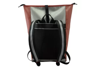 GEORGE XL big roll upcycled backpack rebago recycled upcycling bags 125d Rebago