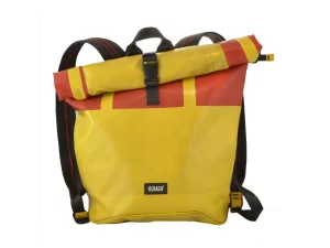 GEORGE XL big roll upcycled backpack rebago recycled upcycling bags 126c Rebago