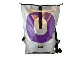 GEORGE XL big roll upcycled backpack rebago recycled upcycling bags 127a Rebago