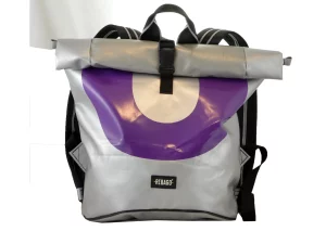 GEORGE XL big roll upcycled backpack rebago recycled upcycling bags 127c Rebago