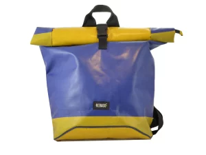 GEORGE XL big roll upcycled backpack rebago recycled upcycling bags 129c Rebago