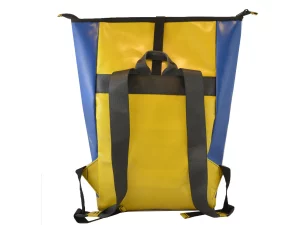 GEORGE XL big roll upcycled backpack rebago recycled upcycling bags 131b Rebago