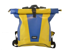 GEORGE XL big roll upcycled backpack rebago recycled upcycling bags 131c Rebago