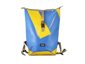 George M upcycled backpack recycled bags 66b Rebago