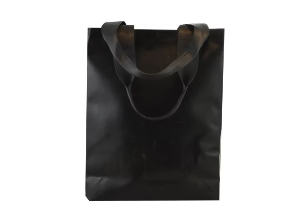 BASIC SHOPER bag from truck tarpaulin recycled upcycling bags 37c Rebago