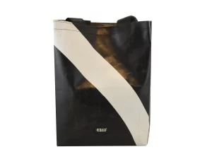 BASIC SHOPER bag from truck tarpaulin recycled upcycling bags 39a Rebago