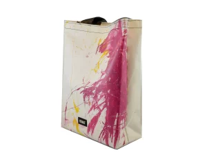 BASIC SHOPER bag from truck tarpaulin recycled upcycling bags 40b Rebago