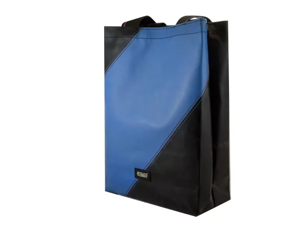 BASIC SHOPER bag from truck tarpaulin recycled upcycling bags 41b Rebago