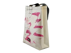 BASIC SHOPER bag from truck tarpaulin recycled upcycling bags 42b Rebago