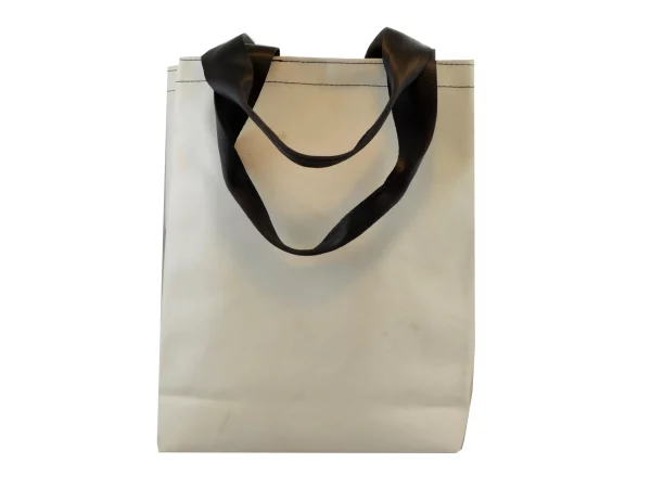 BASIC SHOPER bag from truck tarpaulin recycled upcycling bags 42c Rebago