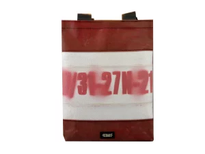 BASIC SHOPER bag from truck tarpaulin recycled upcycling bags 44a Rebago