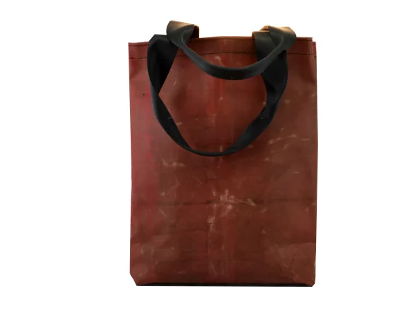 BASIC SHOPER bag from truck tarpaulin recycled upcycling bags 44c Rebago