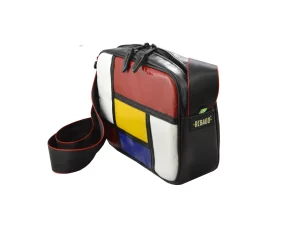 CHARLIE shoulder bag upcycled backpack rebago recycled upcycling bags 49c Rebago