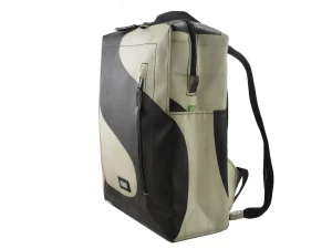 DAVID L upcycled backpack rebago recycled sustainable bags 62b Rebago