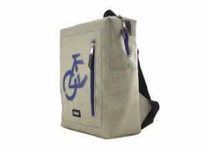 DAVID L upcycled backpack rebago recycled upcycling bags 61a