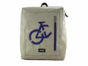 DAVID L upcycled backpack rebago recycled upcycling bags 61b