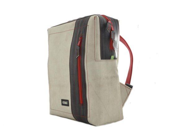 DAVID L upcycled backpack rebago recycled upcycling bags 62b