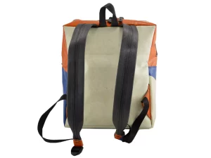 DAVID L upcycled backpack rebago recycled upcycling bags 65a