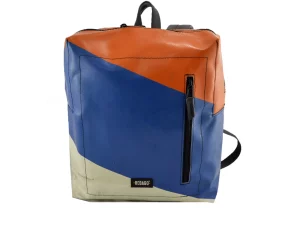 DAVID L upcycled backpack rebago recycled upcycling bags 65c