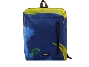 DAVID L upcycled backpack rebago recycled upcycling bags 66a Rebago