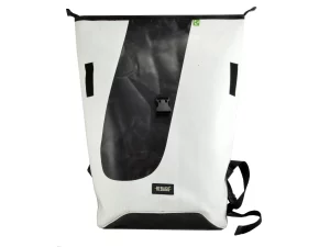 GEORGE BIKE big rolltop upcycled backpack rebago recycled upcycling bags 22a Rebago